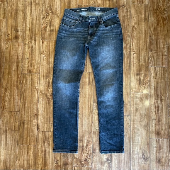 INC Men’s Black Gray Slim Straight Jeans Denim Size 32x32 - Picture 1 of 9